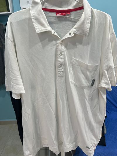 Puma White Polo Shirt