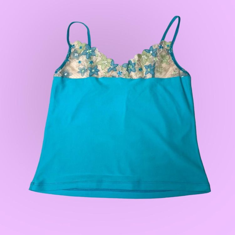 Other 90s 00s cami top with sheer floral bust   product image