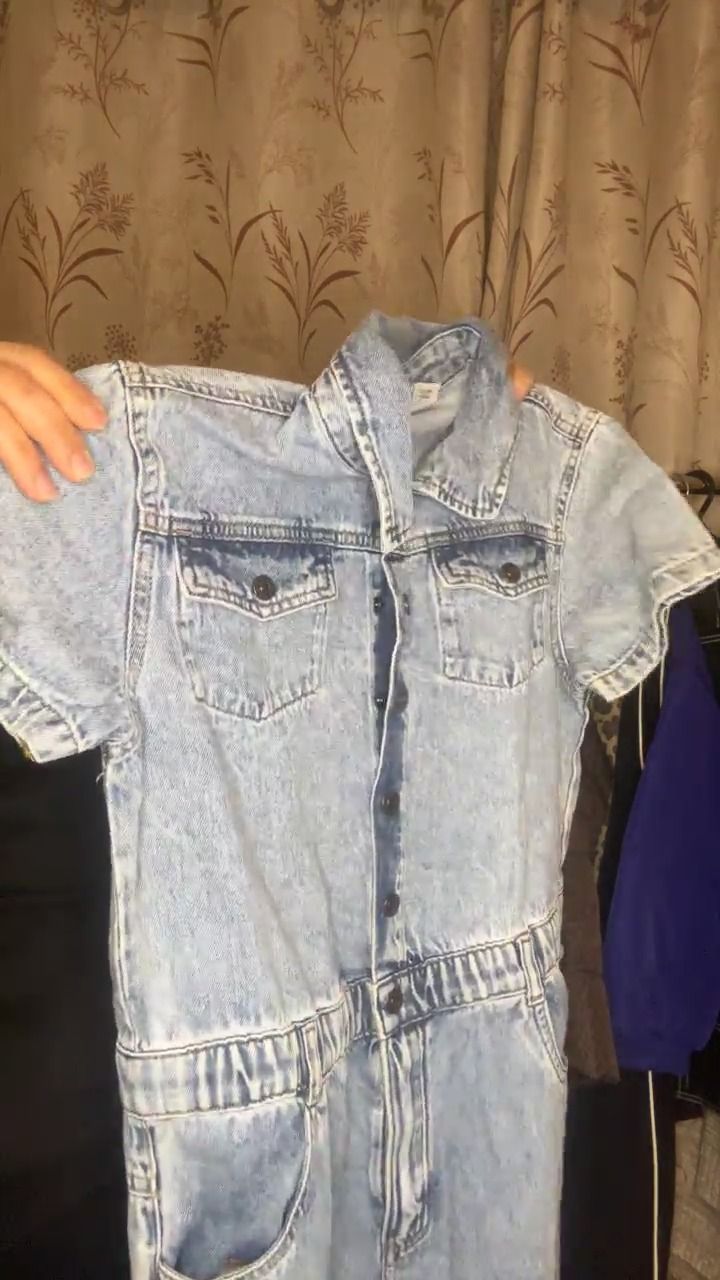 Sainsbury's TU GIRLS DENIM JUMPSUIT TU product image