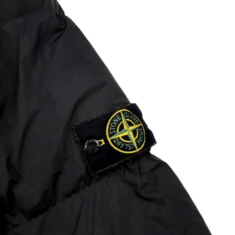 Immagine di Stone Island 2022 Black Garment Dyed Crinkle Reps R-NY Down TC Puffer - Large 13