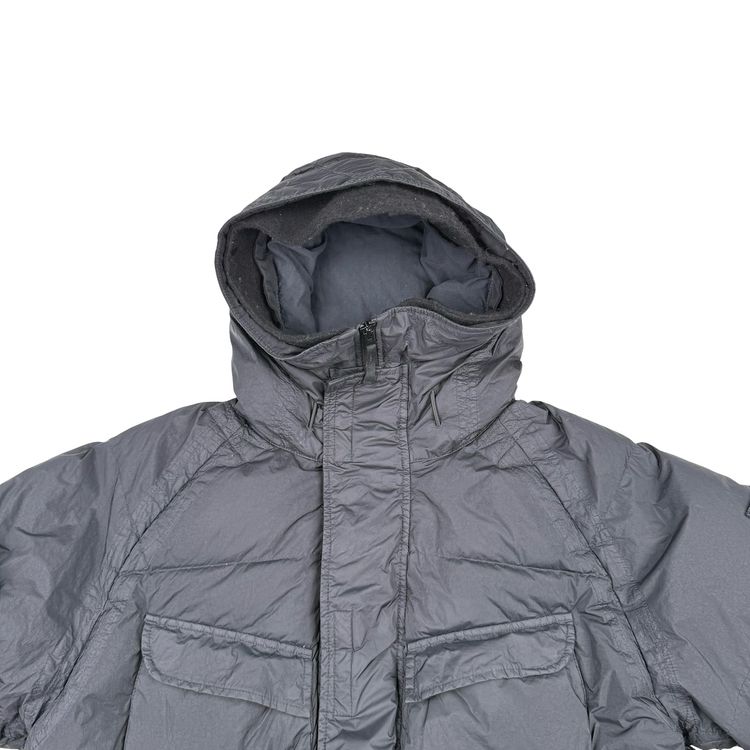 Immagine di Stone Island 2022 Black Garment Dyed Crinkle Reps R-NY Down TC Puffer - Large 12