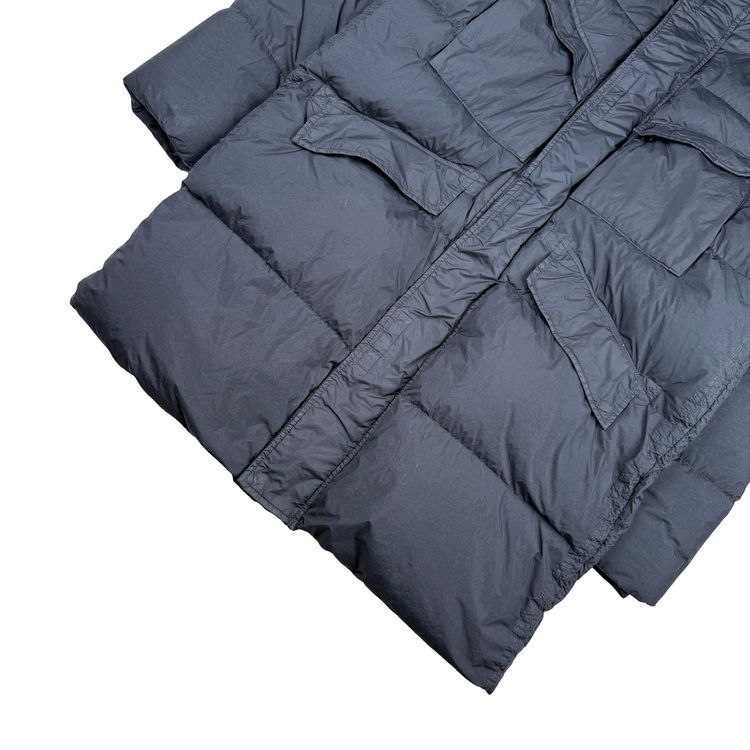 Immagine di Stone Island 2022 Black Garment Dyed Crinkle Reps R-NY Down TC Puffer - Large 15