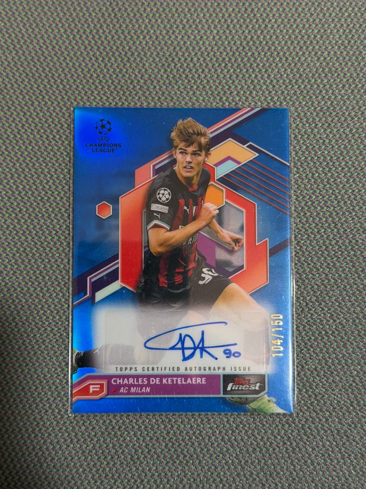 Topps Topps Finest Auto Charles de Ketelaere 104/150 product image