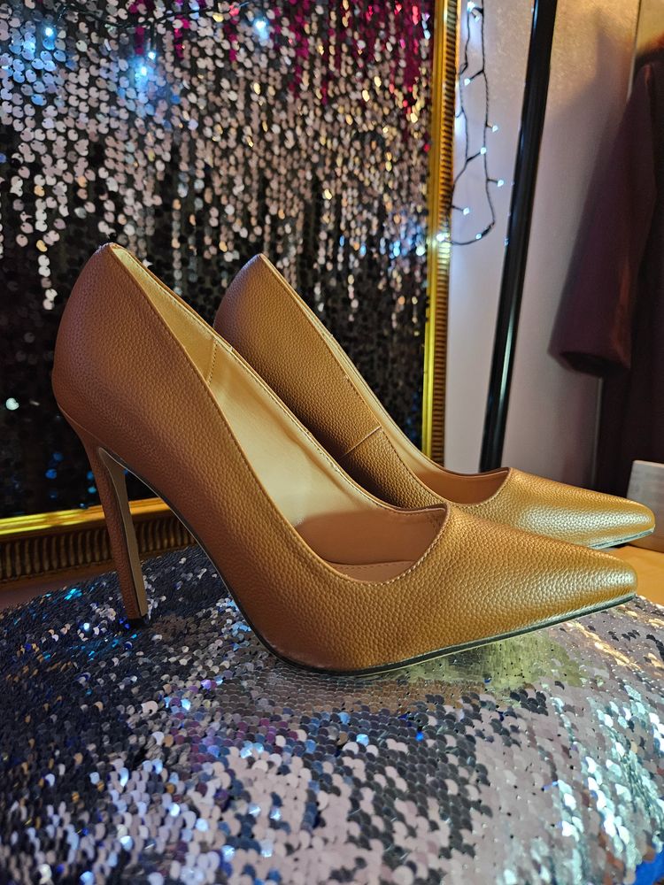 Brown High Heel Shoes