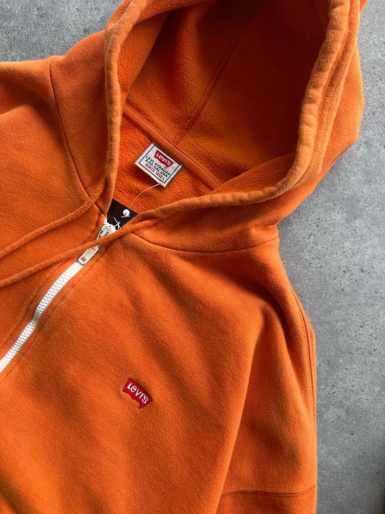 Levi'S Vintage Orange Zip-Up image 3