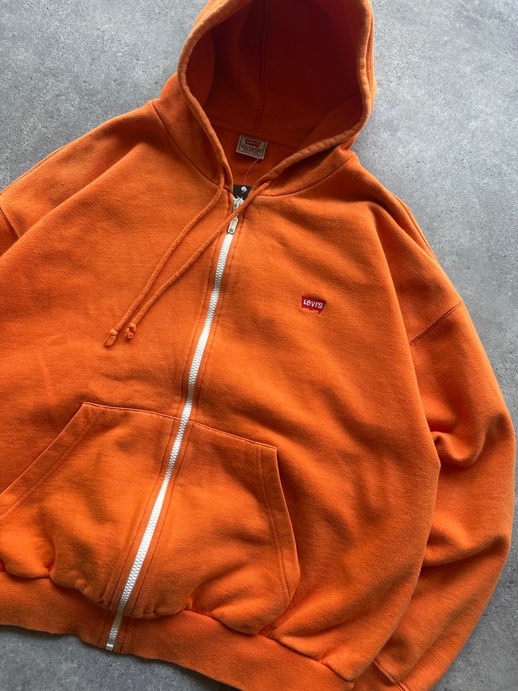 Levi'S Vintage Orange Zip-Up image 2