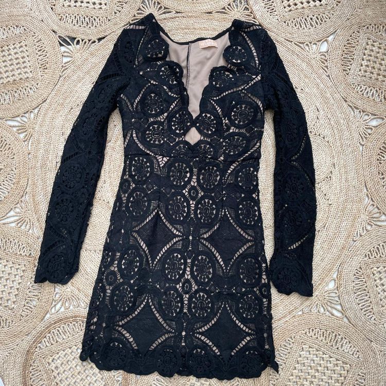 Love Triangle Women's Black Dress