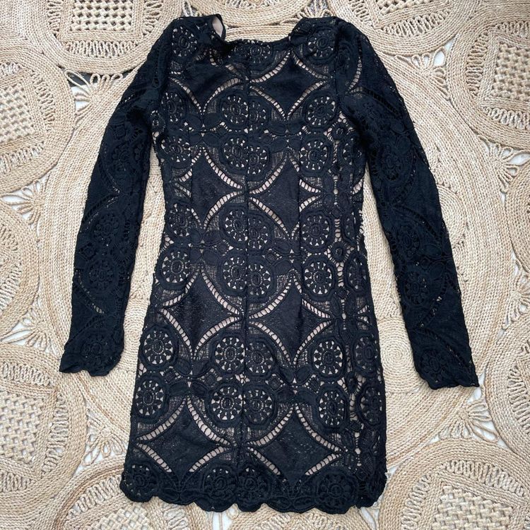 Love Triangle Women's Black Dress imagen 1