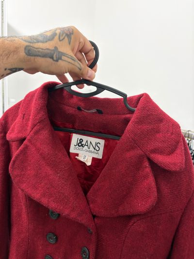 Dolce & Gabbana J&Ans Red Coat