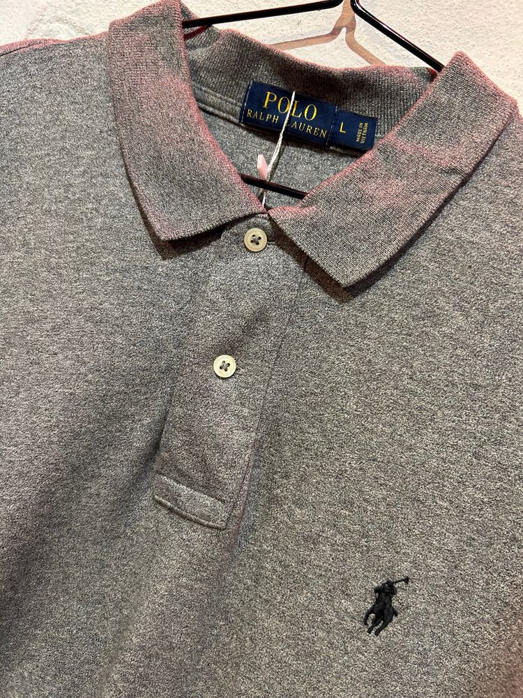 Polo Ralph Lauren Grey Polo Shirt image 2