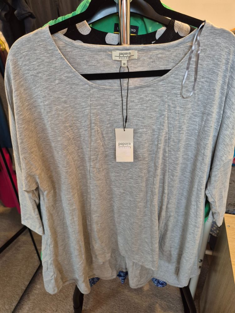 Papaya Papaya Weekend Grey Top product image