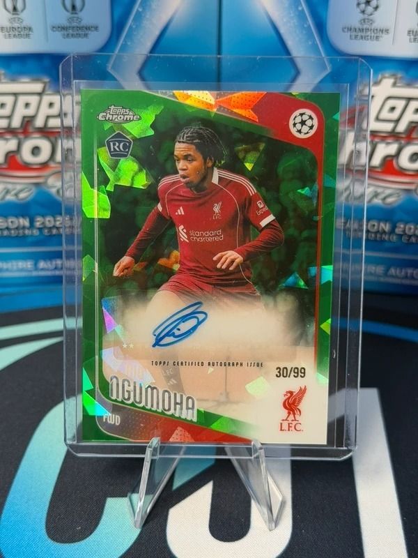 Topps Rio Ngumoha auto /99 Topps Sapphire UCC 25/26 product image