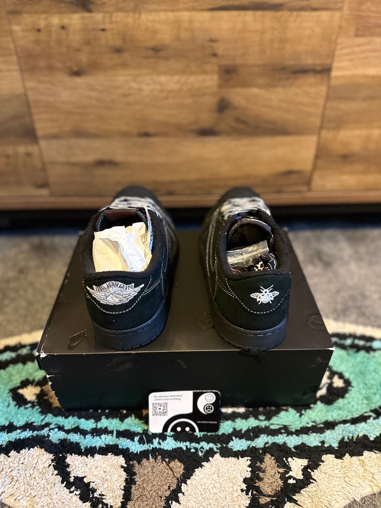Nike Air Jordan 1 Travis Scott “Phantom-black ” U.K. 9 image 7