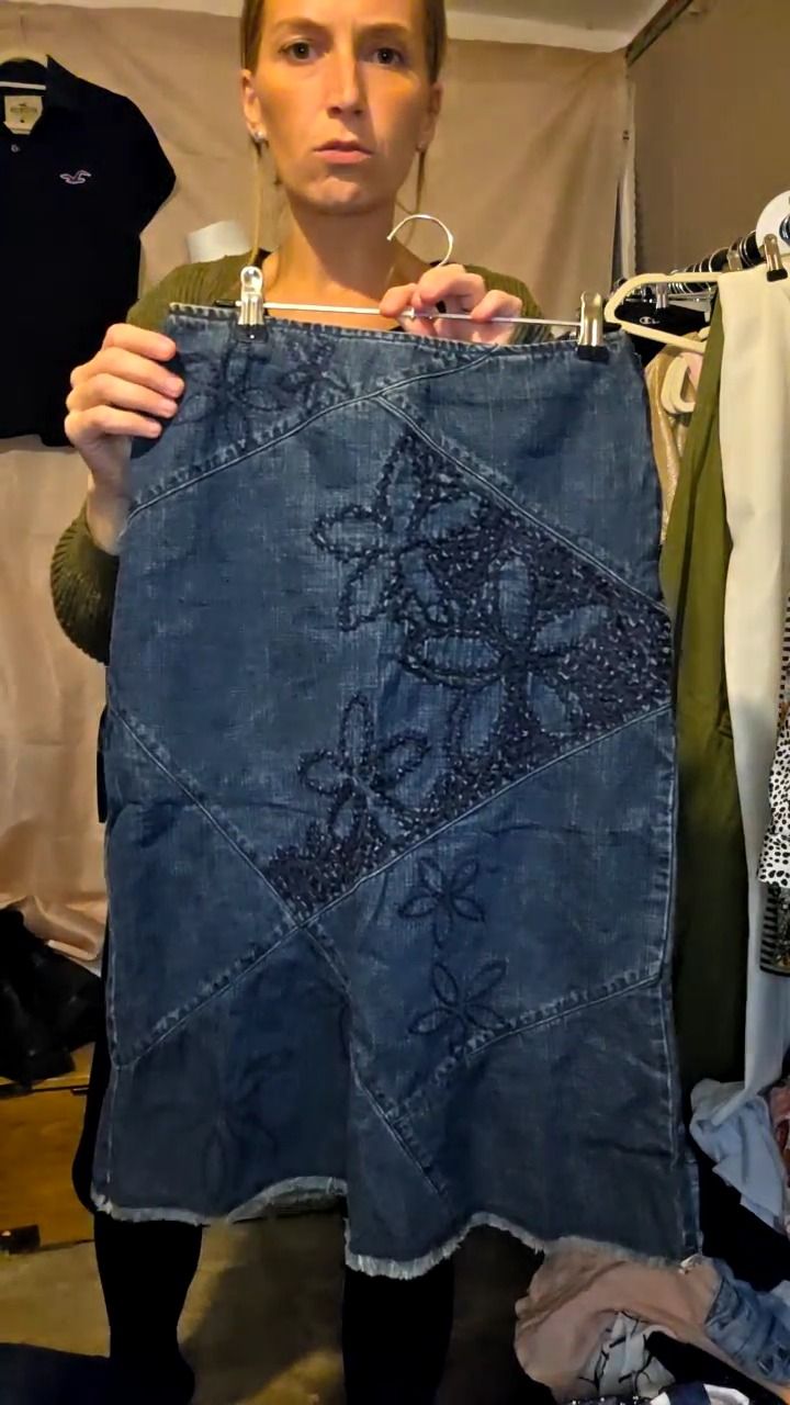Other uk 6 denim skirt    product image