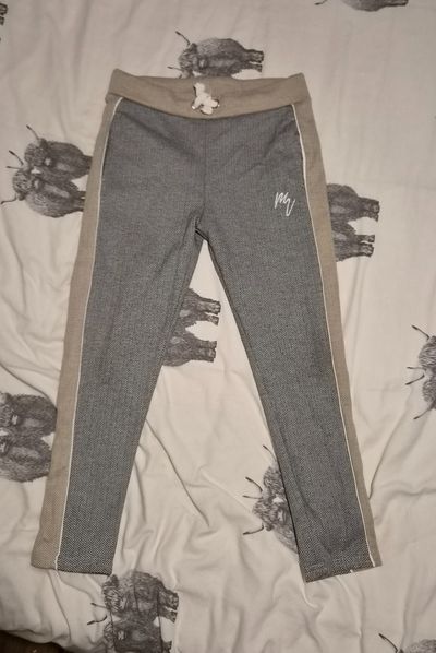 Boys river island Two-Piece Grey And Beige Tracksuit Set