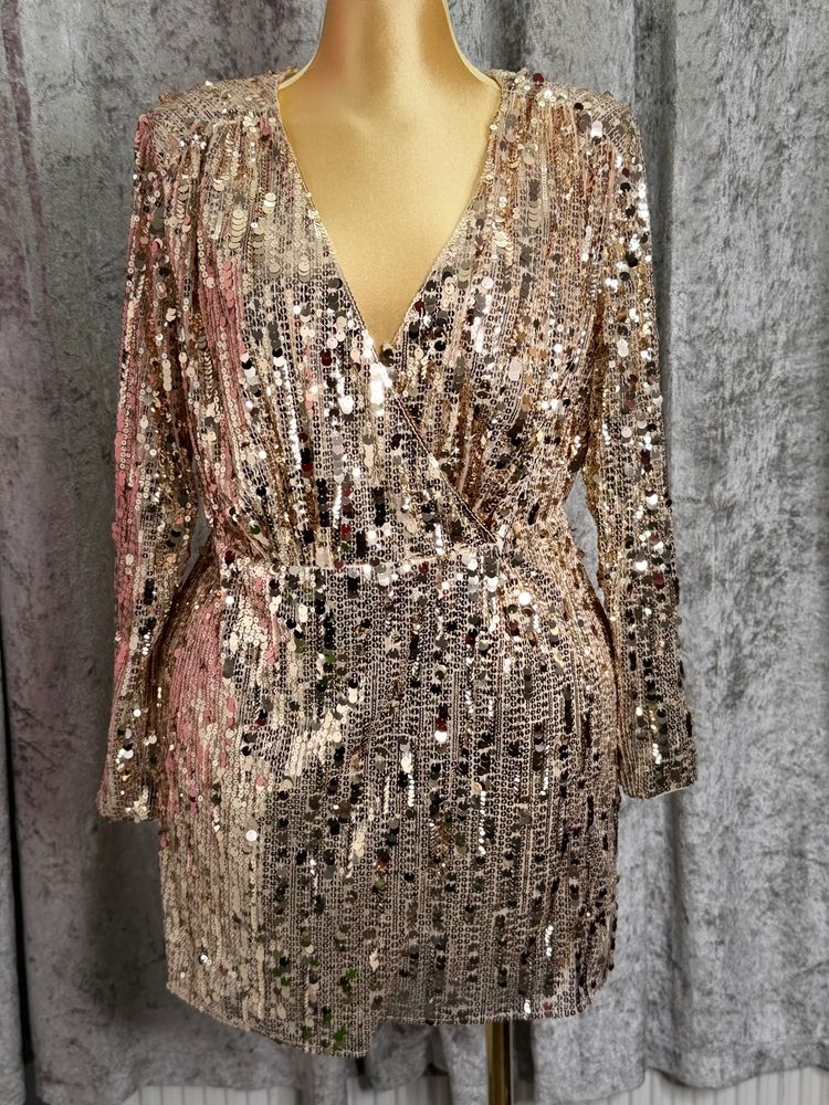 Other Sequin Long Sleeve Mini Dress product image