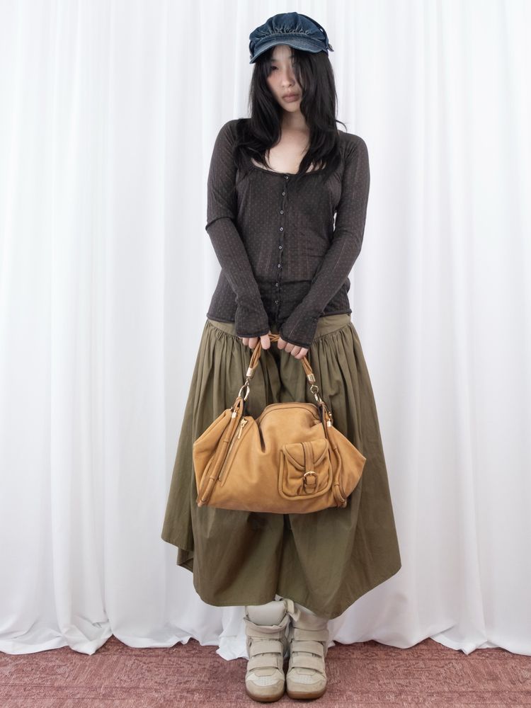 JAMIN PUECH REAL LEATHER HANDBAG 7