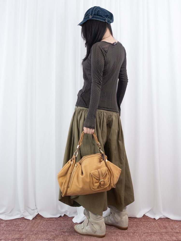 JAMIN PUECH REAL LEATHER HANDBAG 4