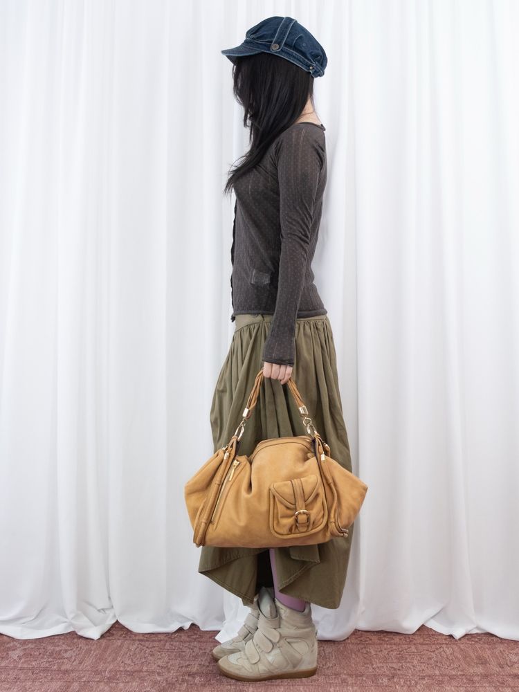 JAMIN PUECH REAL LEATHER HANDBAG 11