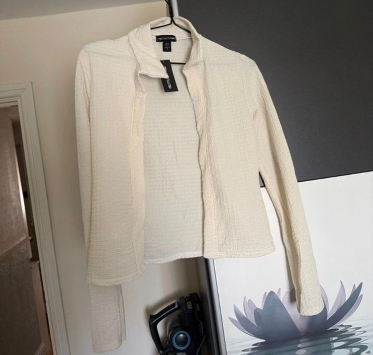 Banana Republic Banana Republic Cream Textured Cardigan product image