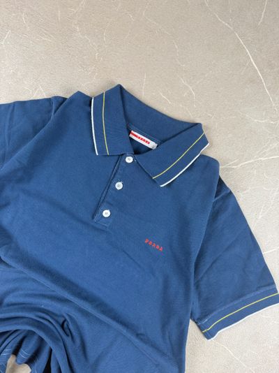 Prada Blue Polo Shirt