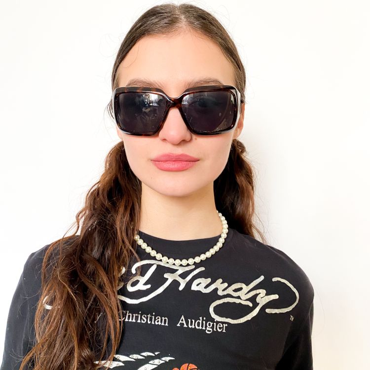 Other Vintage 90s oversized sunglasses in brown product image