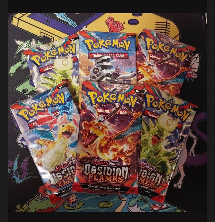 6 x obsidian flame booster packs 