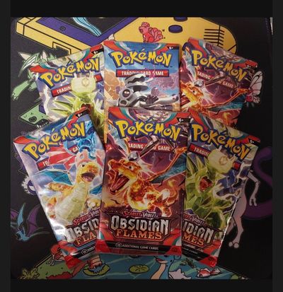 6 x obsidian flame booster packs