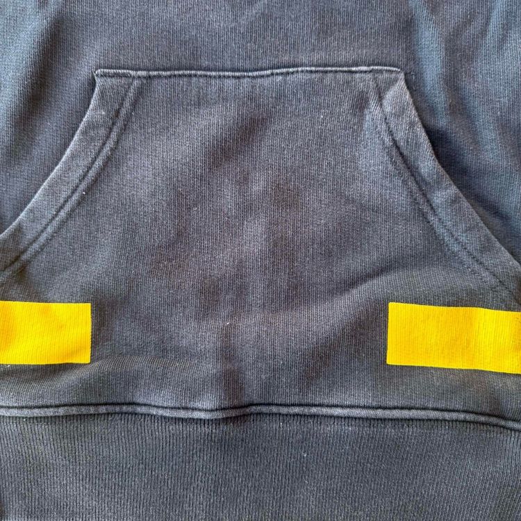 Off-White Black Yellow Caravaggio Hoodie image 13