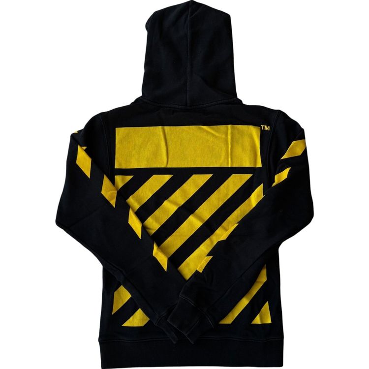 Off-White Black Yellow Caravaggio Hoodie image 11