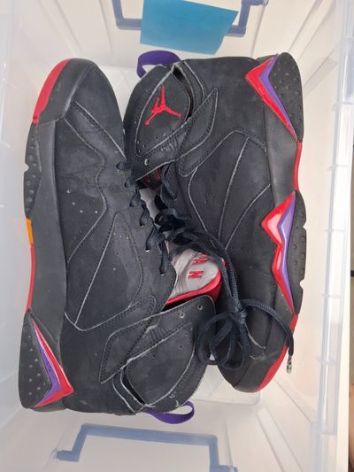 Jordan 7 raptor uk 9 2012 (worn aging flaws)