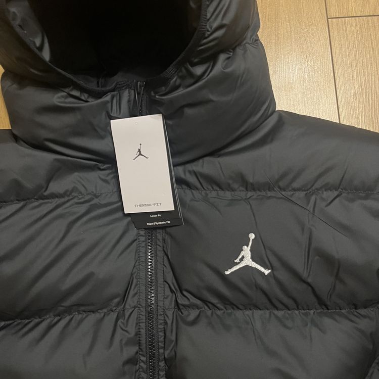 BNWT Air Jordan Brooklyn Therma-Fit Repel Puffer Jacket,  Black 2