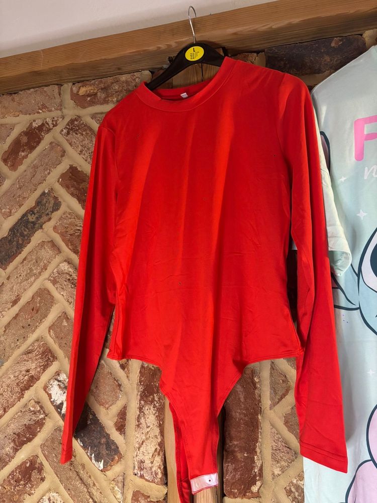 Other Red Long Sleeve Bodysuit product image