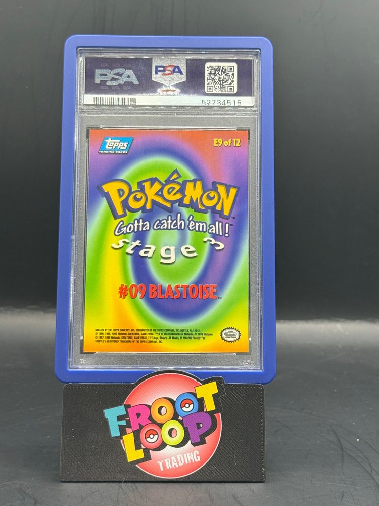 PSA MINT 9 Topps Blastoise - Free Bumper Included obraz 2