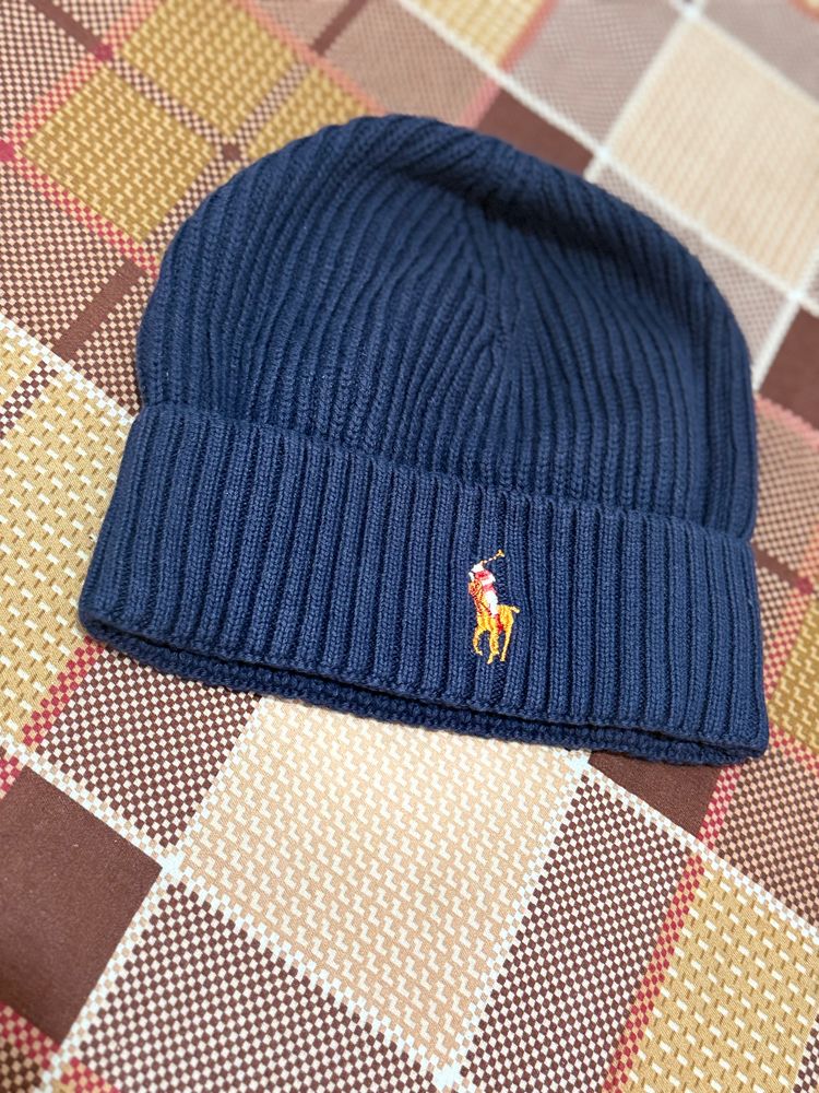 Polo Polo Ralph Lauren Navy Blue Knit Beanie product image