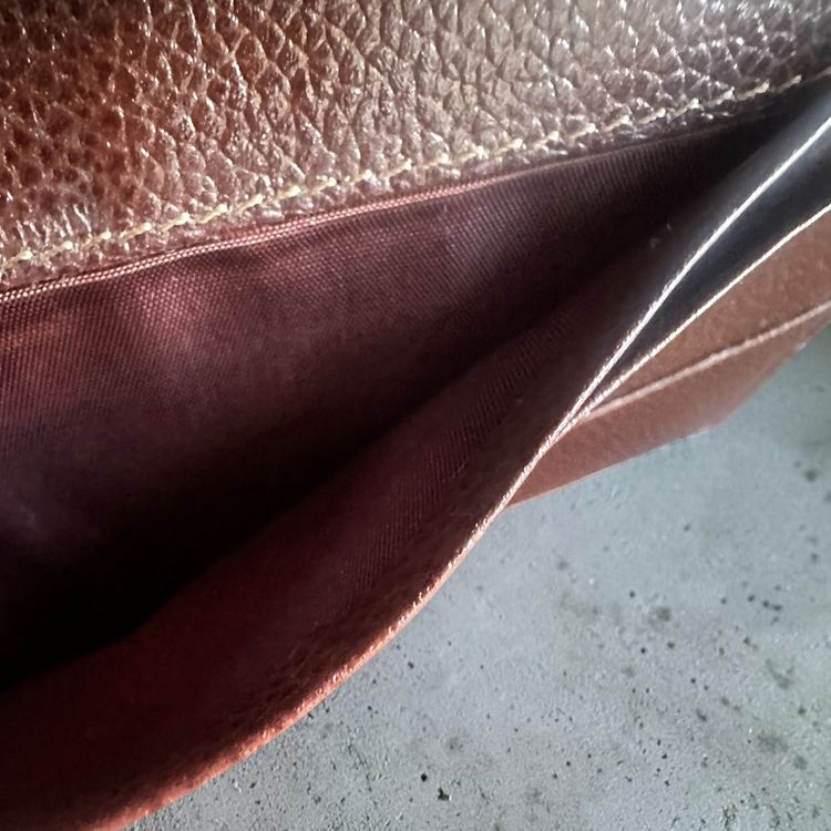 Vintage Burberrys Long Wallet / Companion in Brown Leather & Nova Check pattern image 5