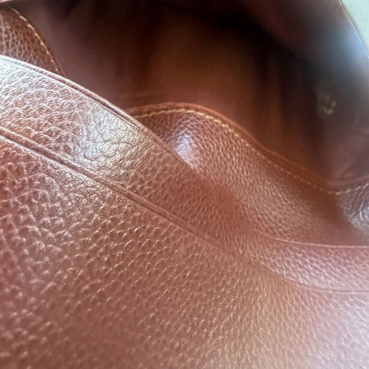Vintage Burberrys Long Wallet / Companion in Brown Leather & Nova Check pattern image 6