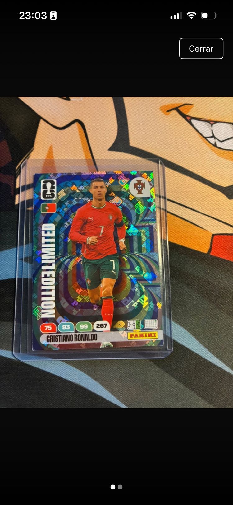 Panini Cristiano Ronaldo Football Trading Card product image