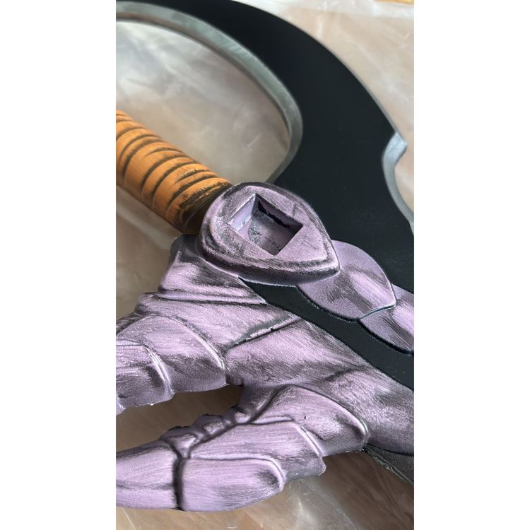 Solo Leveling Sword Rasaka's Venom Fang Dagger Foam Sword Sung Jinwoo DAMAGED 2