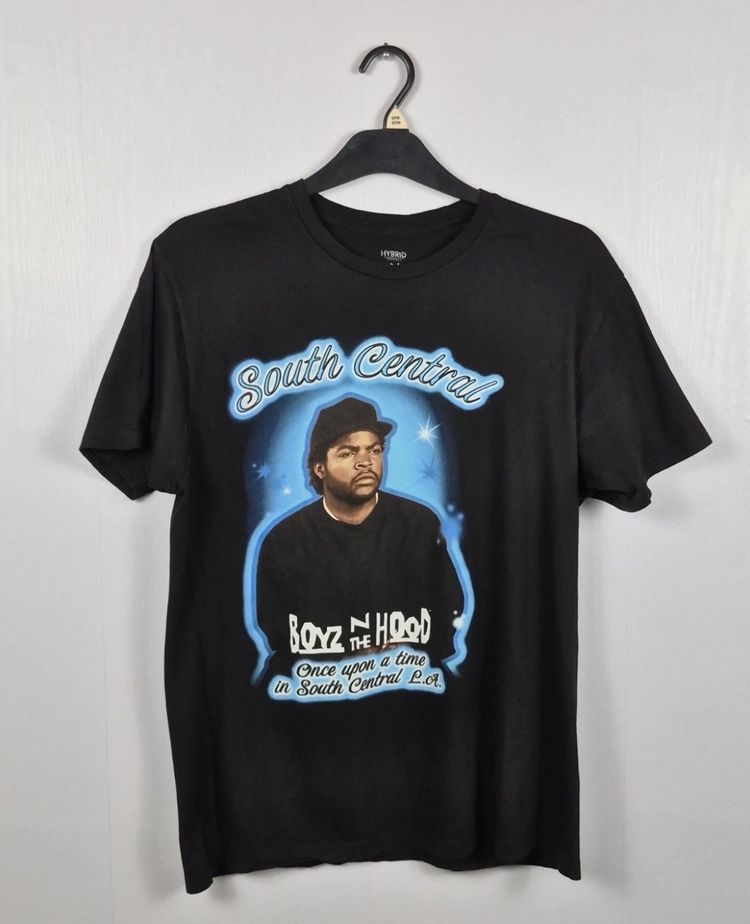 Boyz N The Hood Hybrid Apparel T Shirt Large Black Ice Cube Rap Graphic Tee