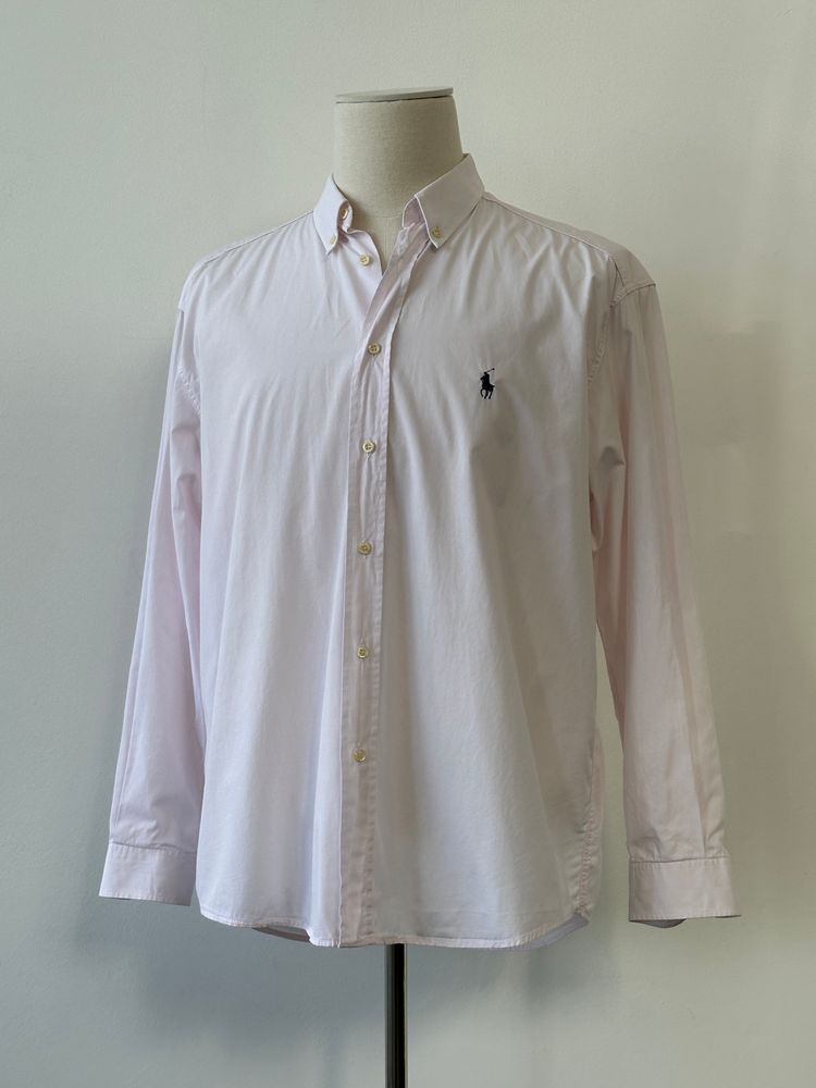 Ralph Lauren Polo 1990s Pure Cotton Logo Shirt - L image 4