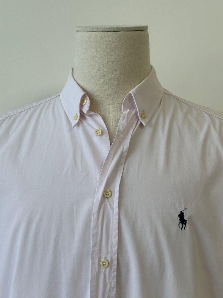 Ralph Lauren Polo 1990s Pure Cotton Logo Shirt - L image 6