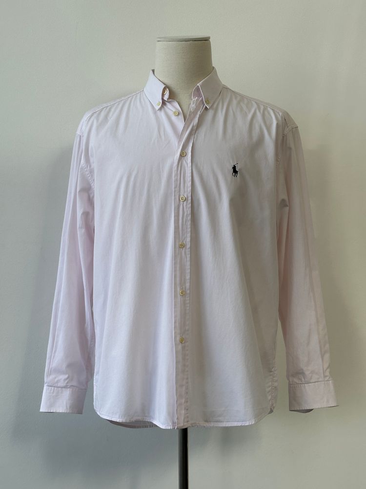 Ralph Lauren Polo 1990s Pure Cotton Logo Shirt - L image 1