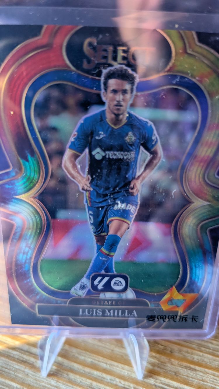 Luis Milla Panini Select La Liga 2025-26 Blue Prizm /25 Getafe