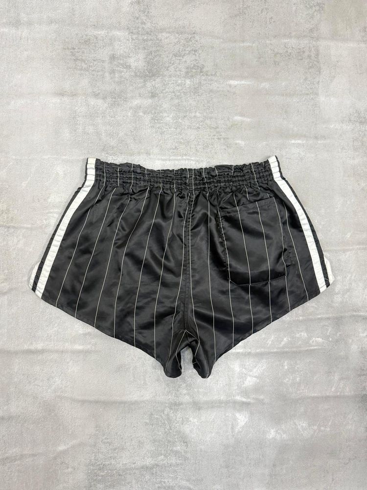 ADIDAS FIRST 80'S VINTAGE SHINY RUNNING SPRINTER NYLON SHORTS D5 MEDIUM image 2