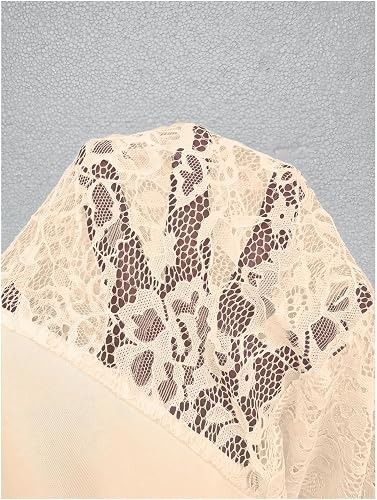 Cream Lace Sleeve Dress obraz 4