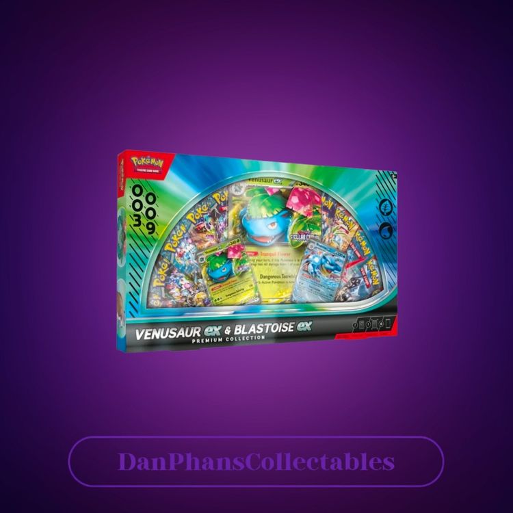 Venusaur Ex & Blastoise Ex Premium Collection