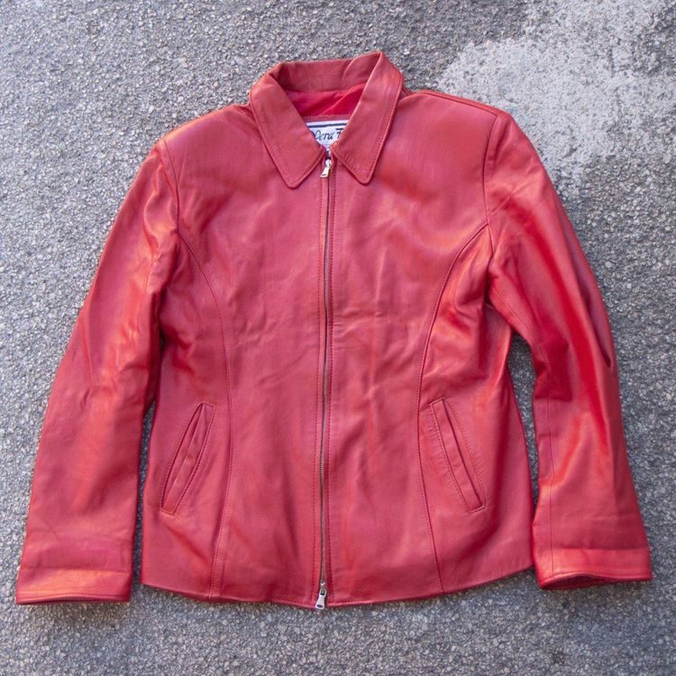 Vera Pelle Red Leather Jacket