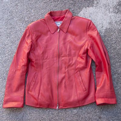 Vera Pelle Red Leather Jacket