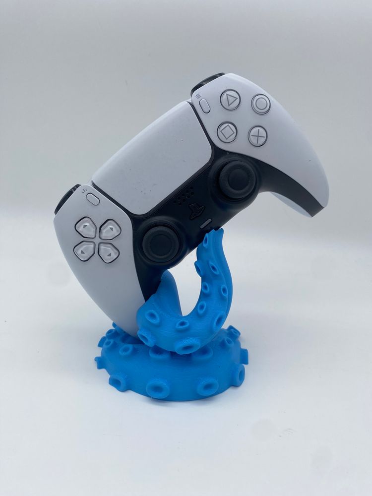 Blue Octopus Tentacle Controller Stand ps5